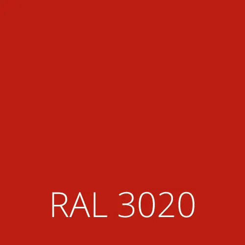 RAL 3020 – roșu trafic