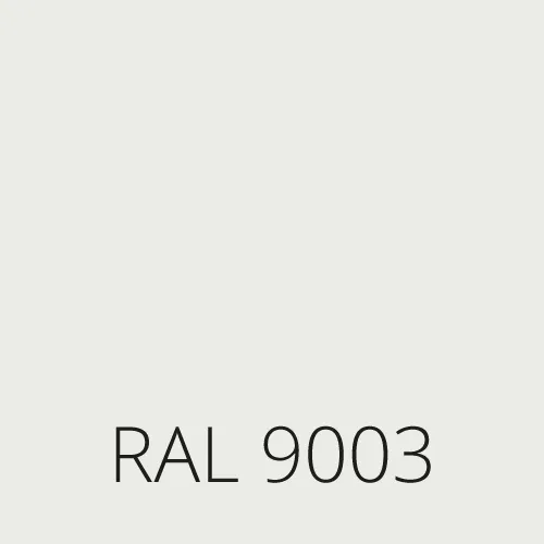 RAL 9003 – alb semnalizare